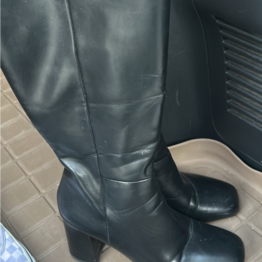 Amazon Black Heeled Boots Classic Style